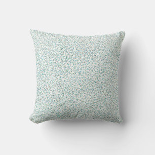 Ocean Inspired Speckled Dots Throw Pillow