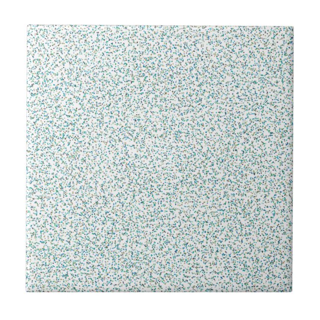 Ocean Inspired Speckled Dots  Tile (Front)