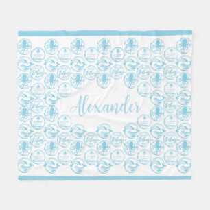 Ocean is my favourite  fleece blanket