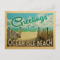 Ocean Isle Beach Vintage Travel
