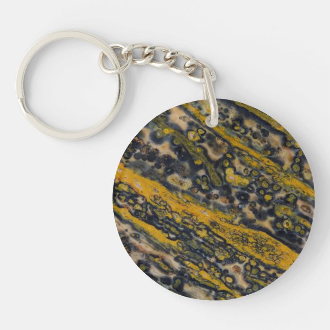 Ocean Jasper Keychain (Front)