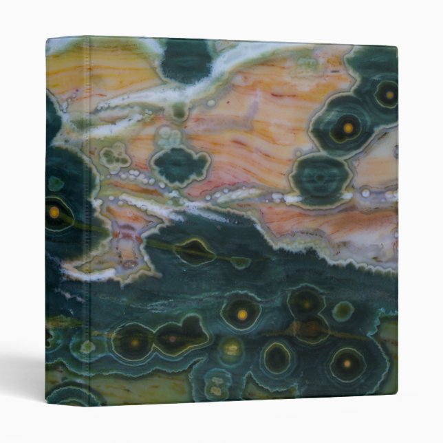 Ocean Jasper Slab Binder (Front/Spine)
