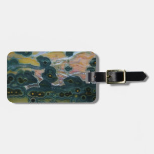 Ocean Jasper Slab Luggage Tag