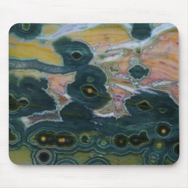 Ocean Jasper Slab Mouse Pad (Front)