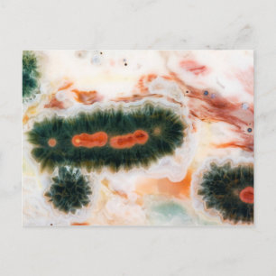 Ocean Jasper Stone found in Madagascar Postcard