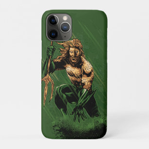 Ocean King Trident Warrior Dynamic Comic Art iPhone 11 Pro Case