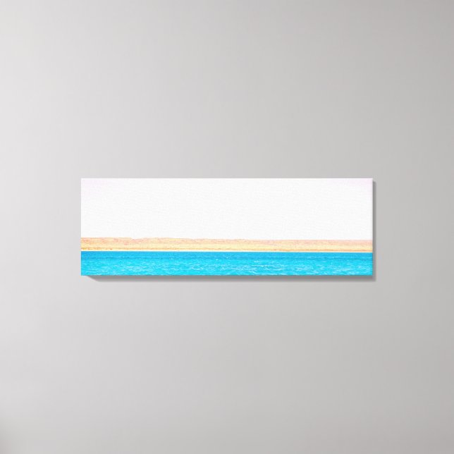Ocean Land Sky Photography Canvas Print (Front)