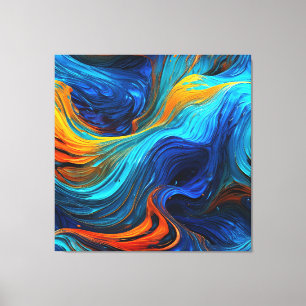 Ocean Lava 01 Canvas Print
