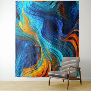 Ocean Lava 01 Tapestry