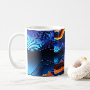Ocean Lava "Aquaflame" Coffee Mug