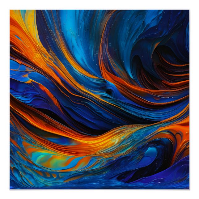 Ocean Lava "Astralswirl" Poster (Front)