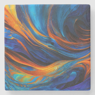 Ocean Lava "Astralswirl" Stone Coaster