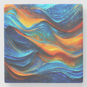 Ocean Lava "Pyroquatic" Stone Coaster