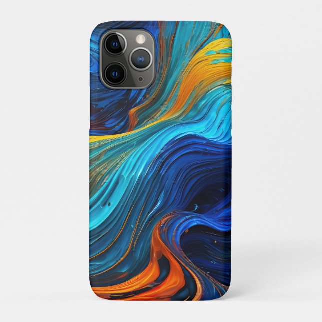 Ocean Lava "Tempestial"  Case-Mate iPhone Case (Back)