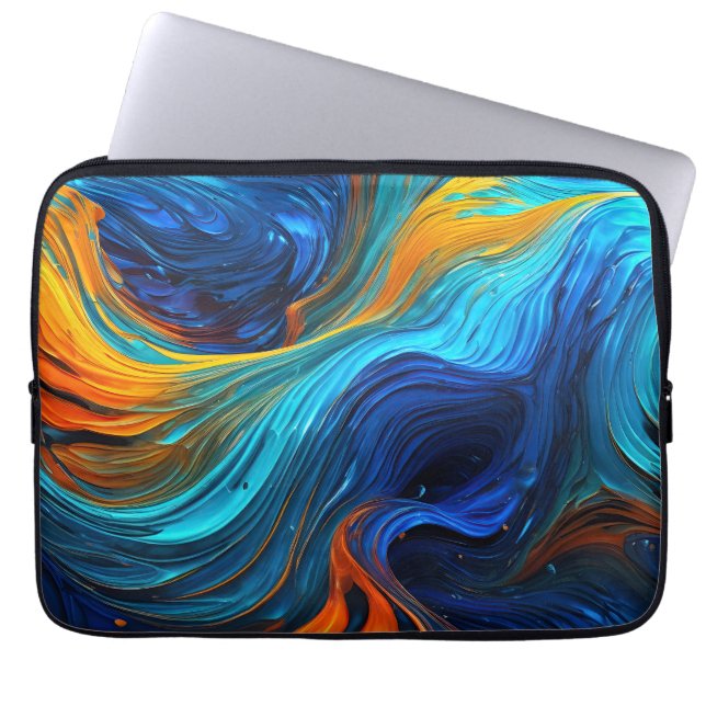 Ocean Lava "Tempestial"  Laptop Sleeve (Front)