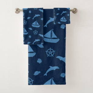ocean life bath towel set