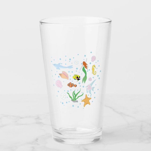 Ocean Life Glass (Front)