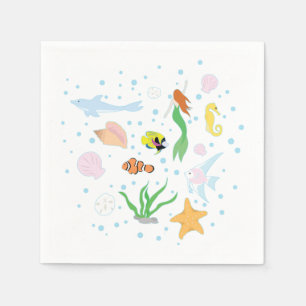 Ocean Life Napkin