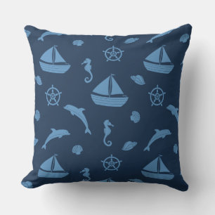 ocean life outdoor pillow