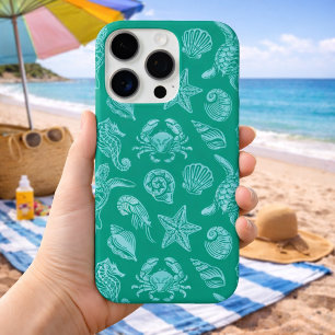 Ocean Life Pattern - Sea Aesthetic  iPhone 16 Pro Case