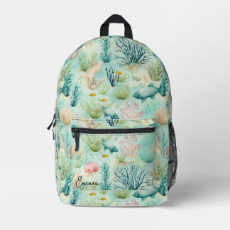 Ocean Life - sac à dos pour Motif de poisson sous-
