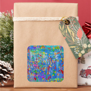 Ocean Life Square Sticker