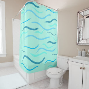 Ocean light blue waves