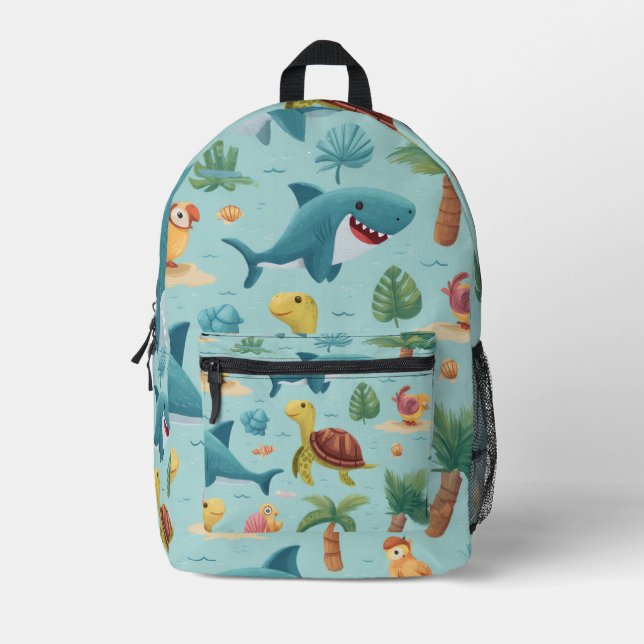 Ocean Light Print Cut Sew Bag Gift (Front)