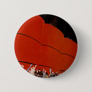 Ocean Liner Bon Voyage 2 Inch Round Button