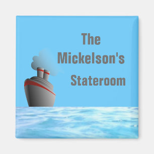 Ocean Liner Stateroom Door Marker Magnet