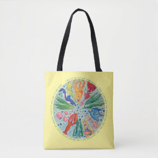 Ocean Lover's Mandala Tote Bag