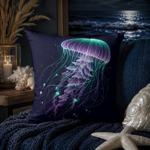 Océan Lumineux : Coussin de Jetée Inspiré des Médu