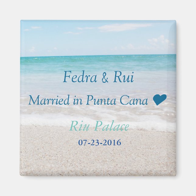 Ocean Magnet pour les couples amoureux (Devant)