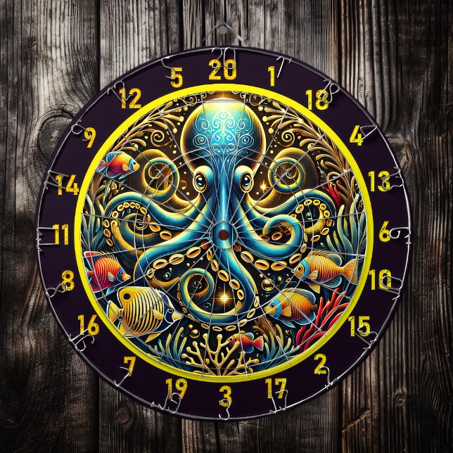 Ocean Majesty Octopus Dartboard (Creator Uploaded)