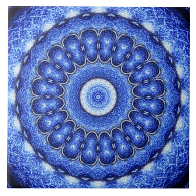 Ocean Mandala Tile (Front)