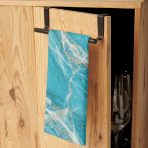 Ocean Marble Elegant Minimal Style Kitchen Towel