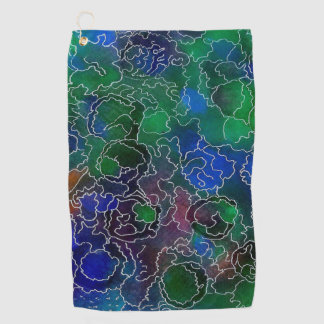 Ocean Maze Golf Towel