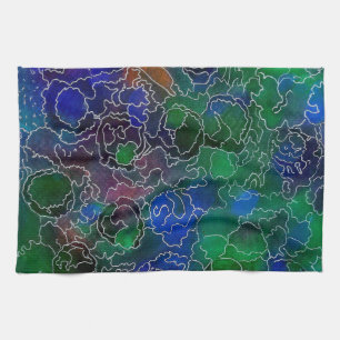 Ocean Maze Kitchen Towel