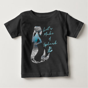 Ocean Mermaid Let's Make A Splash Baby T-Shirt