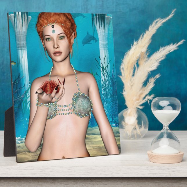 Ocean Mermaid Plaque (Side)
