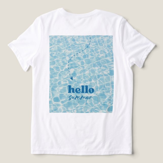 Ocean Mind – Born to Float Tri-Blend Shirt (Design Back)