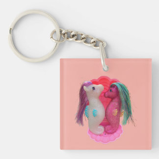 Ocean Mist and Sea Rose the Sea Glimmers Keychain