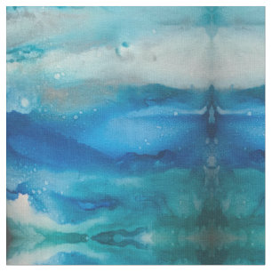 Ocean Moods Fabric   Style #4   Blue Beach