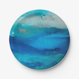 Ocean Moods Paper Plates | Style #4 | Beachy Vibes