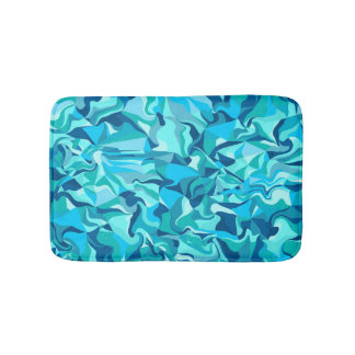 Ocean Mosaic Bath Mat
