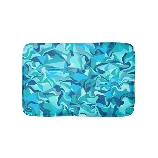 Ocean Mosaic Bath Mat (Front)