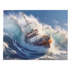 Ocean Nature Force Unleash Power Earth Disaster Notepad