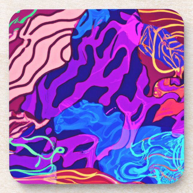 Ocean Nature Painting. Buy Now Coaster (Front)