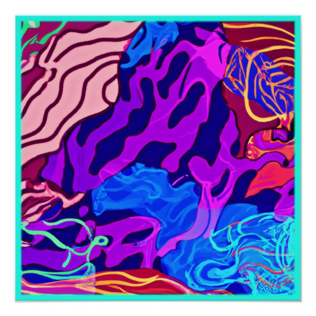 Ocean Nature Painting. Buy Now Poster (Front)