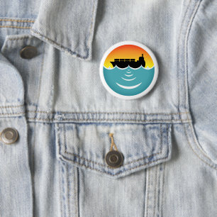 ocean noise pollution awareness 2 inch round button